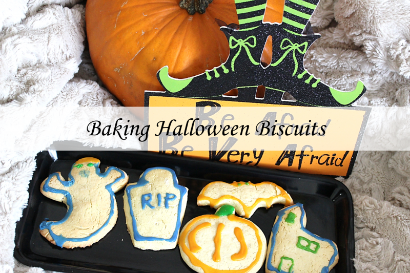 Baking Halloween Biscuits