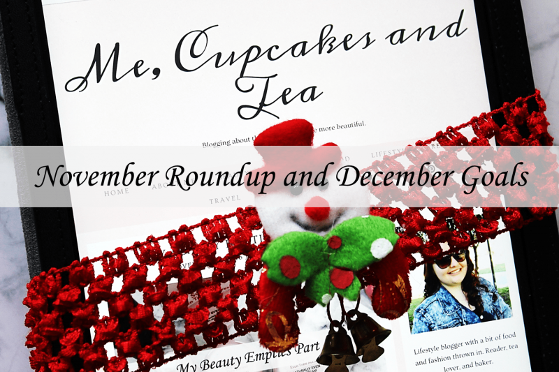 Blogmas Day 1 &ndash; November Roundup and December Goals (2016)